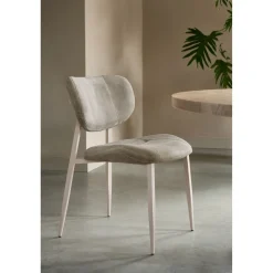 Eetkamerstoel Gomba velvet beige