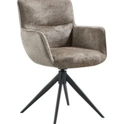 Eetkamerstoel Lasanto draaibaar taupe