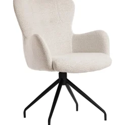 Eetkamerstoel Lembo draaibaar ecru