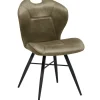 Eetkamerstoel Loana microvezel groen