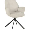 Eetkamerstoel Loranzo draaibaar beige