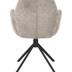 Eetkamerstoel Loranzo draaibaar grijs