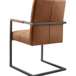 Eetkamerstoel Oro microleder bruin