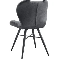 Eetkamerstoel Tantini microvezel antraciet