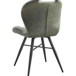 Eetkamerstoel Tantini microvezel groen