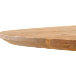 Eettafel Aska teak 200x100 cm ovaal naturel brushed