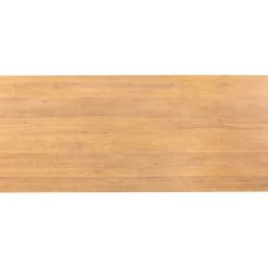 Eettafel Aska teak 200x95 cm rechthoekig naturel brushed