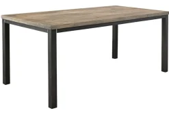 Eettafel Hevano eikenhout 130x80 cm rechthoekig