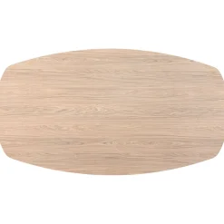 Eettafel Mascaro 160x92 cm Deens ovaal misty oak