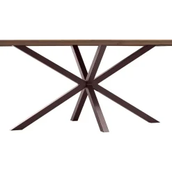 Eettafel Tavolo eikenhout 200x100 cm rechthoekig donkerbruin