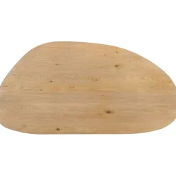 Eettafel Tavolo eikenhout 230x115 cm kiezel bruin