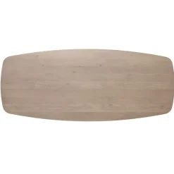 Eettafel Tavolo eikenhout 240x100 cm Deens ovaal lichtbruin