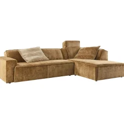 Elementenbank rechts Baricci teddy bruin excellent comfort