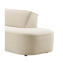 Elementenbank rechts breed Baricci HR koudschuim ecru