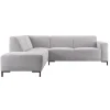 Hoekbank links Alpa pocket HR zitting grijs
