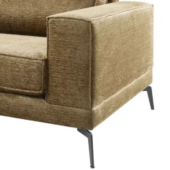 Hoekbank links Andelo HR-schuim zitting bruin