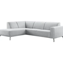 Hoekbank links Bellanti lichtgrijs premium comfort