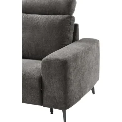 Hoekbank links Davanti pocket HR koudschuim donkergrijs