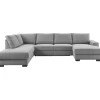 Hoekbank links Florance polyether grijs