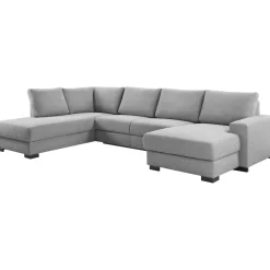 Hoekbank links Florance polyether grijs