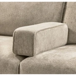 Hoekbank links Licato taupe relaxfunctie excellent comfort