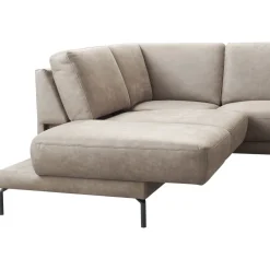 Hoekbank links Moscato traagschuim beige relaxfunctie