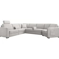 Hoekbank links Muscolo grijs relaxfunctie premium comfort