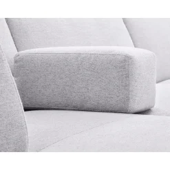 Hoekbank links Pantini lichtgrijs excellent comfort