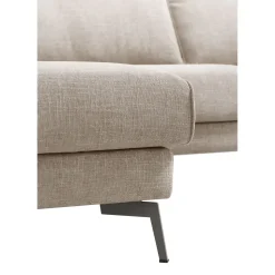 Hoekbank Linoza naturel relaxfunctie rechts premium comfort