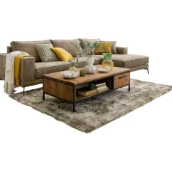 Hoekbank rechts Andelo bruin premium comfort