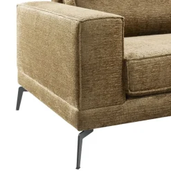 Hoekbank rechts Andelo HR/visco zitting bruin