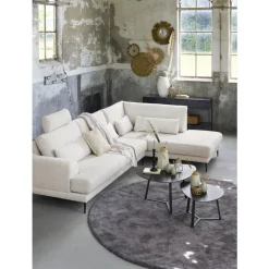 Hoekbank rechts Ansio HR-visco zitting beige