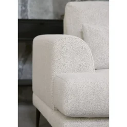 Hoekbank rechts Ansio HR-visco zitting beige