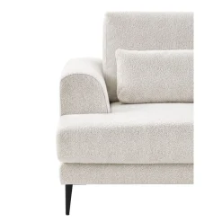 Hoekbank rechts Ansio pocket-visco zitting beige