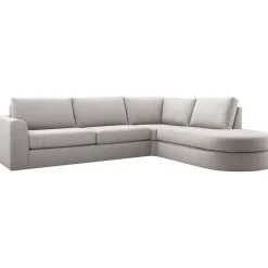 Hoekbank rechts Arnad HR koudschuim grijs