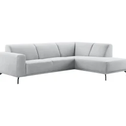 Hoekbank rechts Bellanti lichtgrijs premium comfort