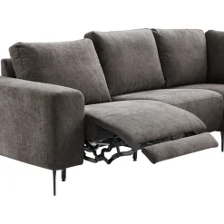 Hoekbank rechts Davanti pocket HR koudschuim donkergrijs