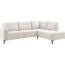 Hoekbank rechts Fabria beige basic comfort