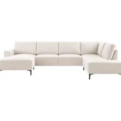 Hoekbank rechts Fabria groot beige basic comfort