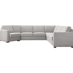 Hoekbank rechts Muscolo grijs relaxfunctie premium comfort