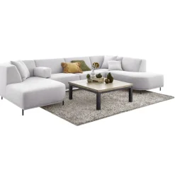 Hoekbank rechts Pantini lichtgrijs excellent comfort