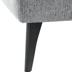 Hoekbank rechts Puento gerecycled polyether HR-zitting grijs