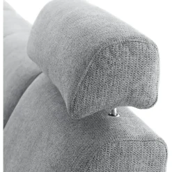 Hoekbank rechts Puento gerecycled polyether HR-zitting grijs