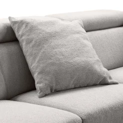 Hoekbank Temiso pocketveren grijs verstelbare zitdiepte L