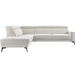 Hoekbank Tusari HR-schuim zitting beige verstelbare zitdiepte