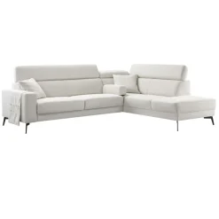 Hoekbank Tusari pocket visco zitting beige verstelbare zitdiepte