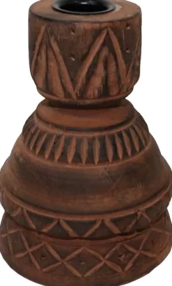 Kandelaar Alessano bruin large