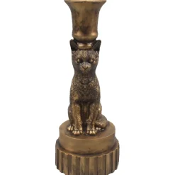 Kandelaar Ippari kat met kopertint