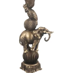 Kandelaar Ippari vogel en olifant