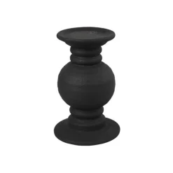 Kandelaar Semione atilla L zwart